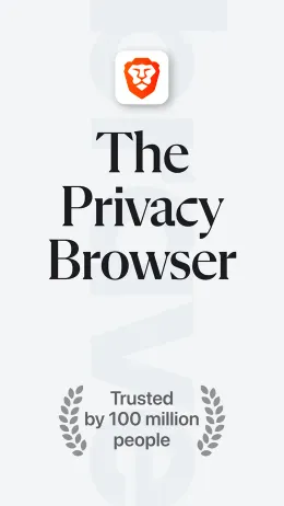 Brave iPhone app, screen 1 of 4