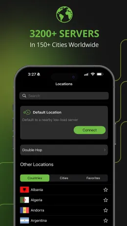 IPVanish iPhone app, screen 2 of 4
