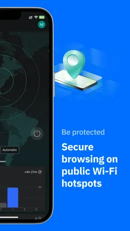 Bitdefender VPN iPhone app, screen 2 of 4