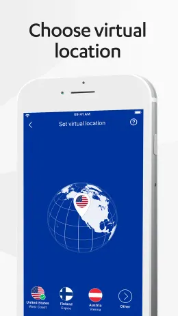 F-Secure VPN iPhone app, screen 3 of 4