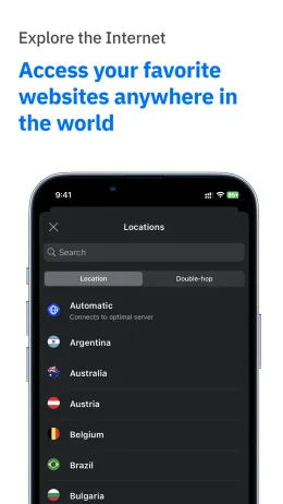 Bitdefender VPN iPhone app, screen 3 of 4