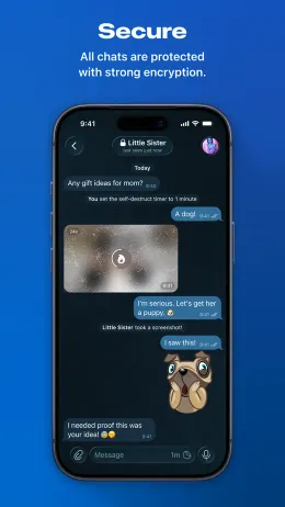 Telegram iPhone app, screen 4 of 4